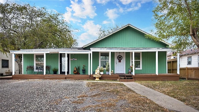 bungalow-style house with a porch