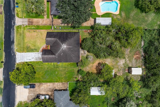 3606 Emory Dr, Corpus Christi, TX 78410 - aerial view of a pool