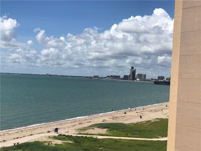 4242 Gulfbreeze Blvd Unit 606, Corpus Christi, TX 78402 - water view with local beach