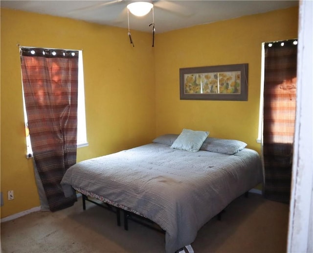 4625 Mildred Dr, Corpus Christi, TX 78411 - bedroom with a ceiling fan and carpet flooring