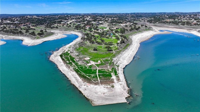 340 Warbler Dr, Spring Branch, TX 78070 - aerial view of property and surrounding area with a large body of water