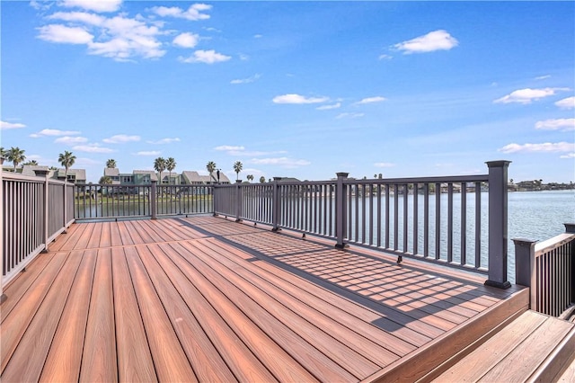 13714 A La Entrada St, Corpus Christi, TX 78418 - wooden deck featuring a water view