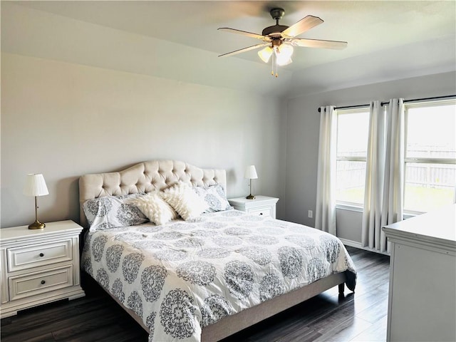1353 Regents Park Ln, Corpus Christi, TX 78415 - bedroom featuring dark wood-style floors and a ceiling fan