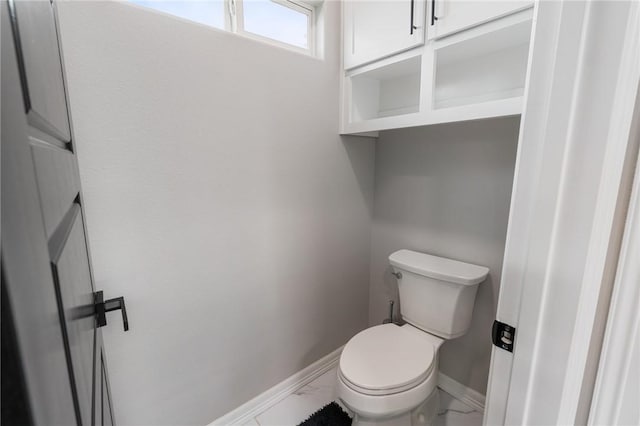 102 Prestwick Dr, Portland, TX 78374 - bathroom with marble finish floor, baseboards, and toilet