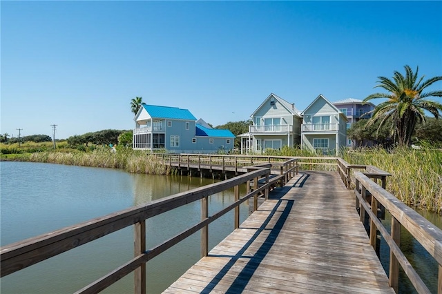 10 Old Cottage Beach Dr, Rockport, TX 78382 - dock featuring a water view