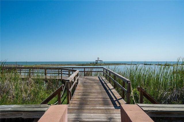 10 Old Cottage Beach Dr, Rockport, TX 78382 - dock with a water view