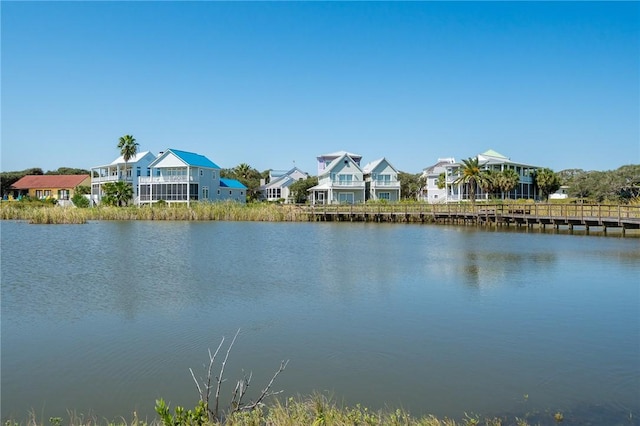 10 Old Cottage Beach Dr, Rockport, TX 78382 - water view with nearby suburban area