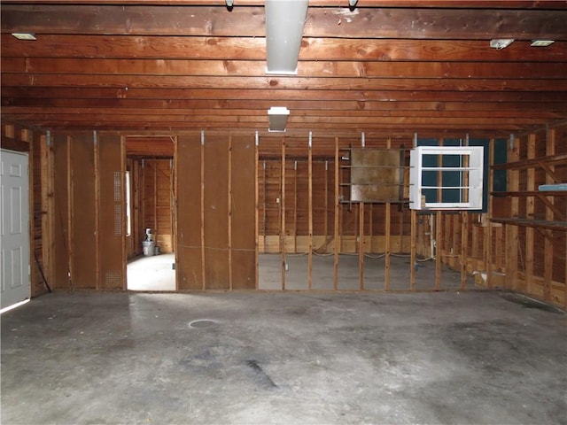 view of basement