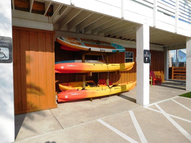 view of car parking