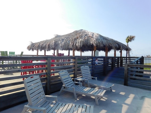 view of home's community featuring a gazebo