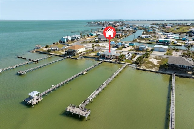 630 Copano Cv, Rockport, TX 78382 - birds eye view of property with a water view
