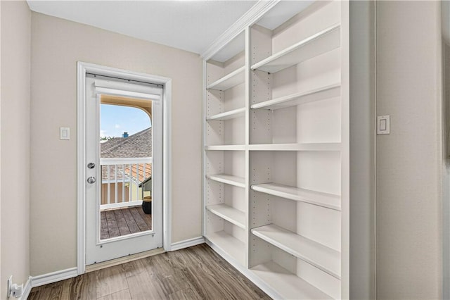 973 Pompano Dr, Aransas Pass, TX 78336 - entryway featuring wood finished floors