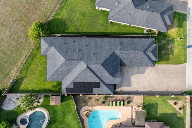 6421 Aikman, Corpus Christi, TX 78414 - aerial view of a pool