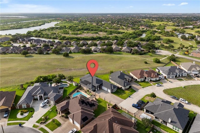 6421 Aikman, Corpus Christi, TX 78414 - aerial view of property and surrounding area featuring a nearby body of water and nearby suburban area