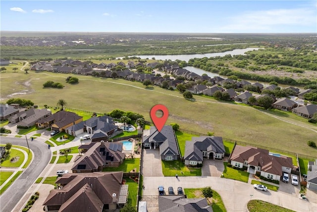 6421 Aikman, Corpus Christi, TX 78414 - aerial view of residential area with a nearby body of water