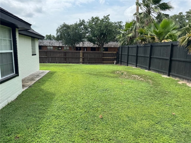 view of yard