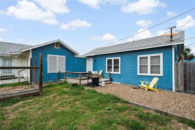 217 E Brundrett Ave, Port Aransas, TX 78373 - view of rear view of house
