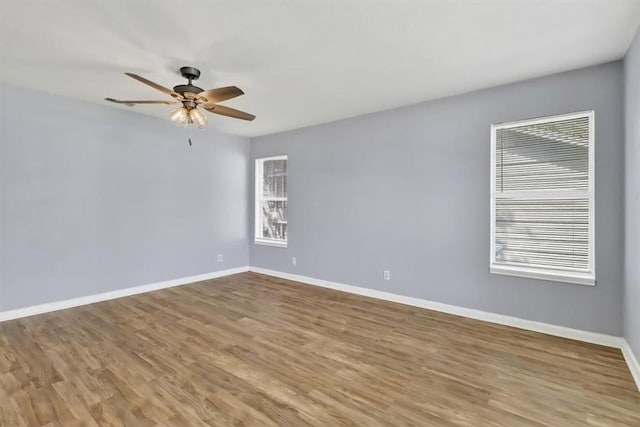 741 Lansdown Dr, Corpus Christi, TX 78412 - unfurnished room with wood finished floors and ceiling fan