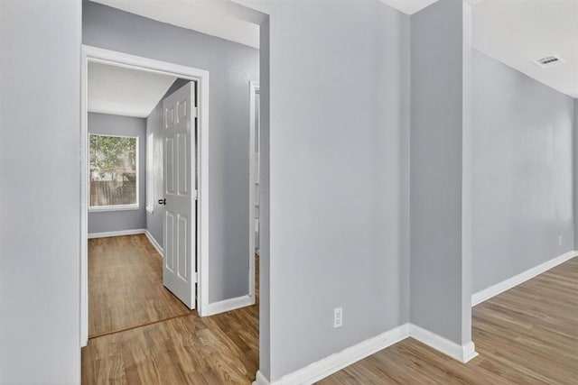 741 Lansdown Dr, Corpus Christi, TX 78412 - hallway featuring wood finished floors and baseboards