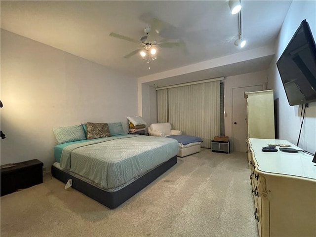 520 S Chaparral St Unit 402, Corpus Christi, TX 78401 - bedroom featuring carpet and ceiling fan