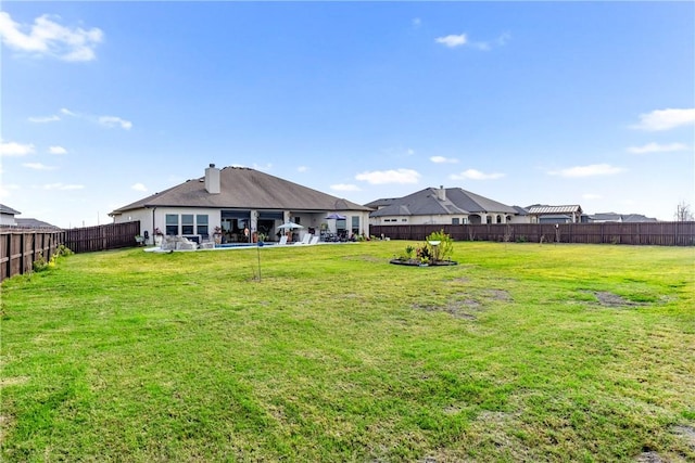 1929 Magnolia Falls Dr, Corpus Christi, TX 78415 - fenced backyard with a patio