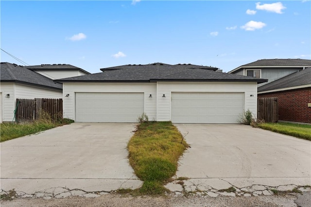 4209 Walnut Hills Dr, Corpus Christi, TX 78413 - view of front of home with concrete driveway and a garage