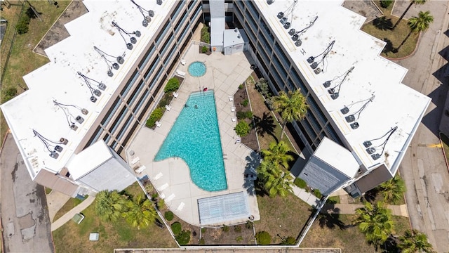 3938 Surfside Blvd Unit 3118, Corpus Christi, TX 78402 - bird's eye view of a pool
