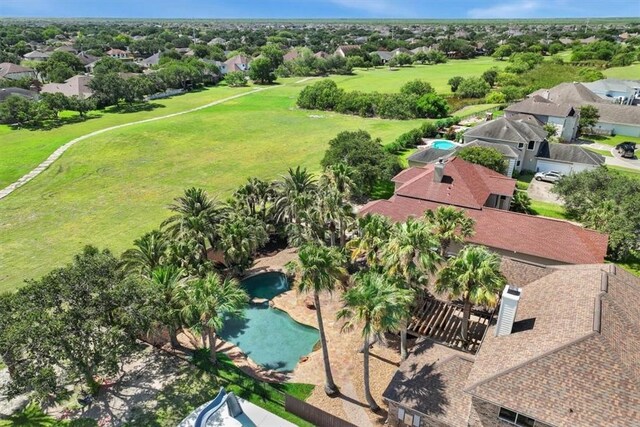 6302 Grandvilliers Dr, Corpus Christi, TX 78414 - aerial perspective of suburban area with a pool