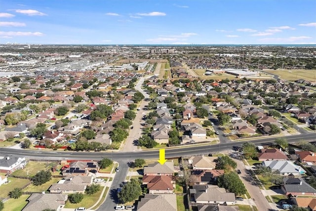 birds eye view of property featuring a residential view