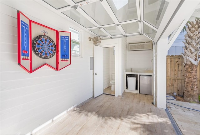 interior space featuring a wall unit AC