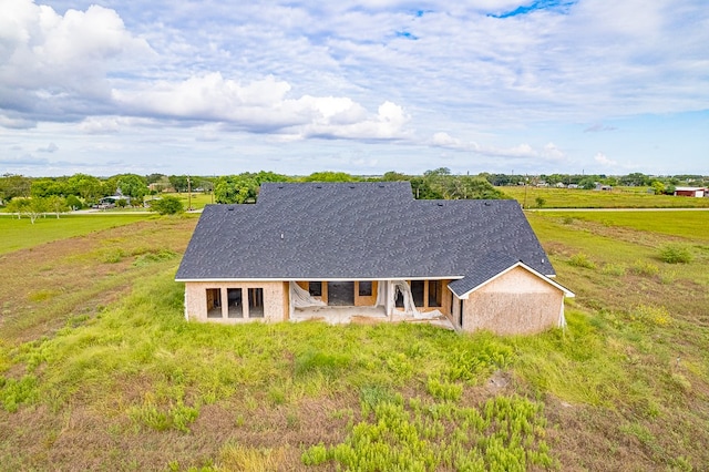 exterior space featuring a rural view