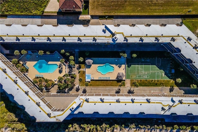 5973 State Highway 361 Unit 332, Port Aransas, TX 78373 - aerial view of a pool area