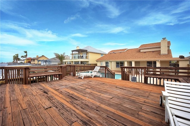 15849 El Soccorro, Corpus Christi, TX 78418 - deck featuring a residential view