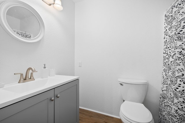 1179 Houston St S, Aransas Pass, TX 78336 - bathroom featuring vanity and wood finished floors
