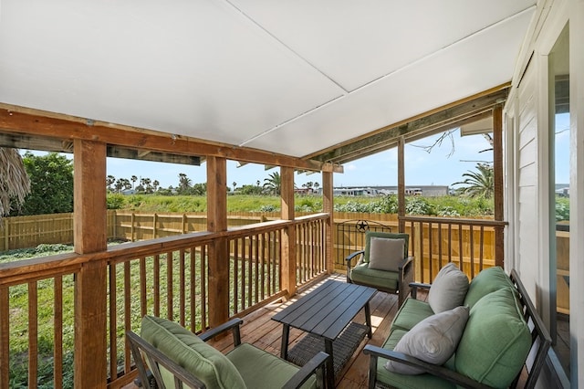 1179 Houston St S, Aransas Pass, TX 78336 - view of wooden terrace