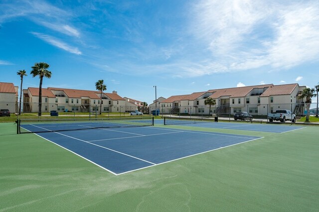 view of tennis court