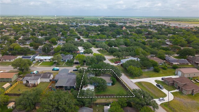 620 E 9th St, Bishop, TX 78343 - drone / aerial view featuring a residential view