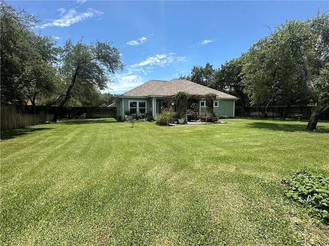 113 N Santa Clara Dr, Rockport, TX 78382 - rear view of house with a patio area