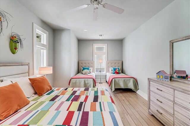 bedroom featuring wood-type flooring