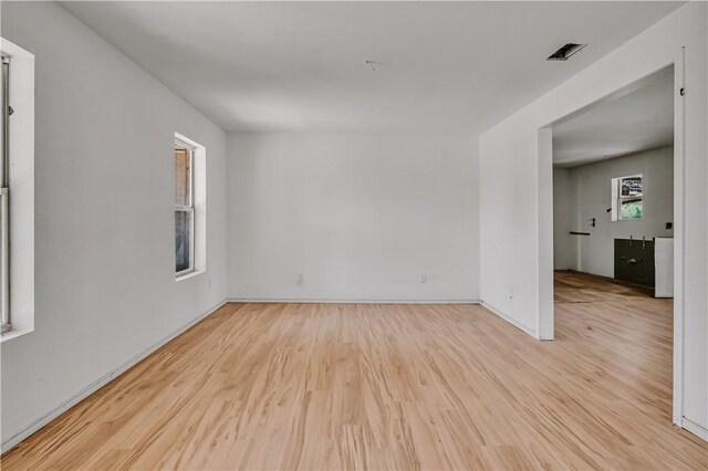 5367 Paloma Trl, Robstown, TX 78380 - empty room with light wood-style floors and baseboards