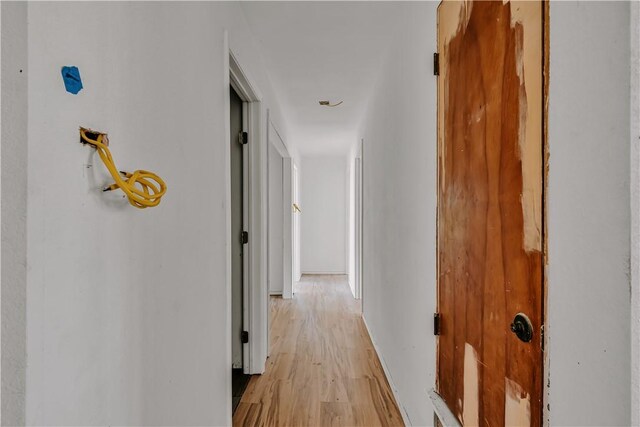 5367 Paloma Trl, Robstown, TX 78380 - hallway featuring light wood finished floors