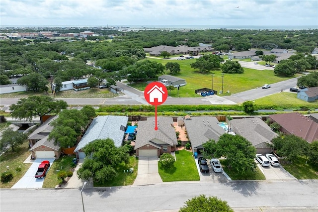 139 Heron Oaks St, Rockport, TX 78382 - aerial perspective of suburban area