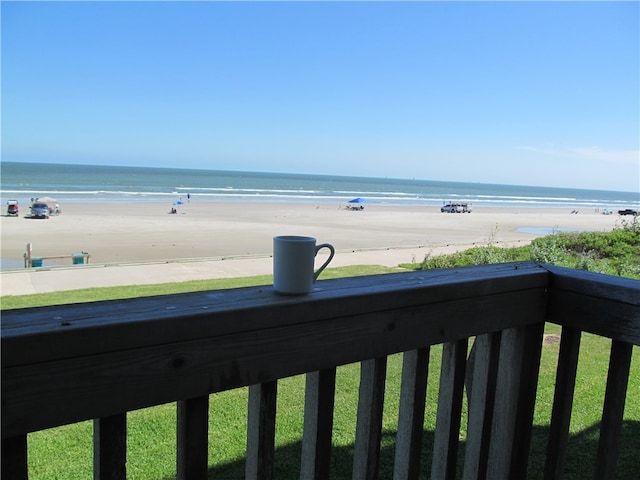 water view with a beach view