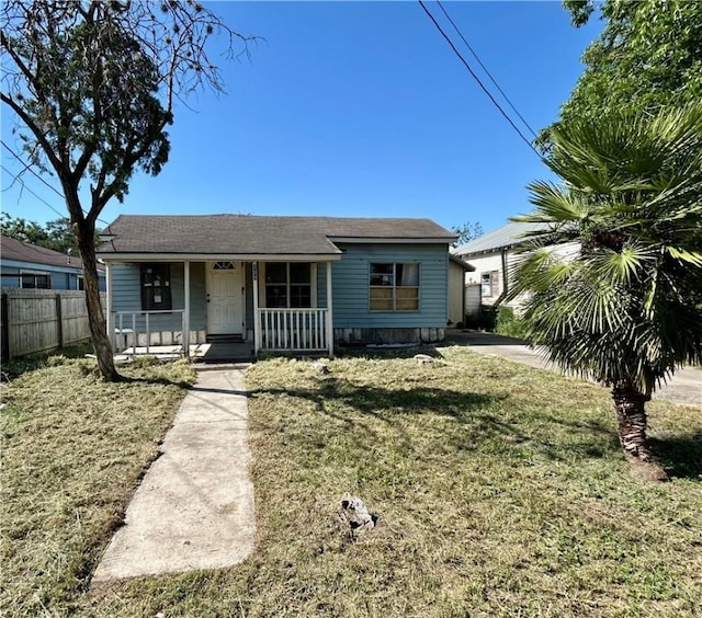view of front of home with a porch