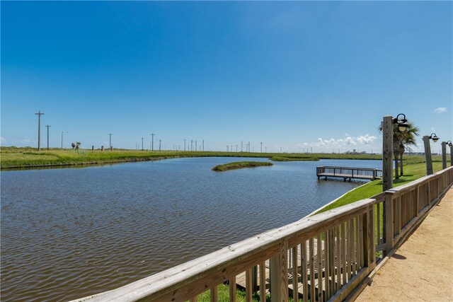 property view of water