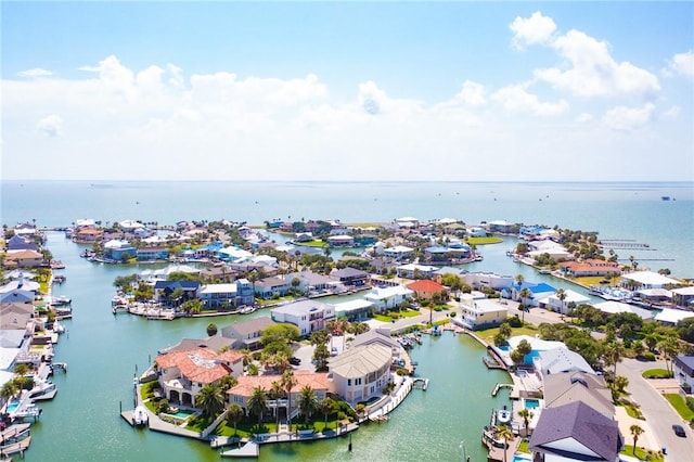 10 Kingfisher Ln, Rockport, TX 78382 - aerial view of residential area with a nearby body of water