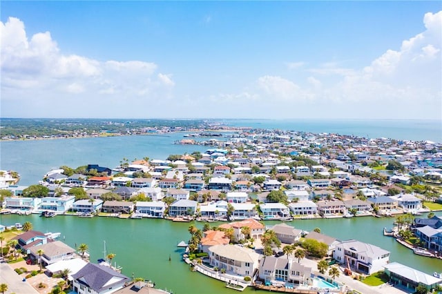 10 Kingfisher Ln, Rockport, TX 78382 - aerial perspective of suburban area featuring a large body of water