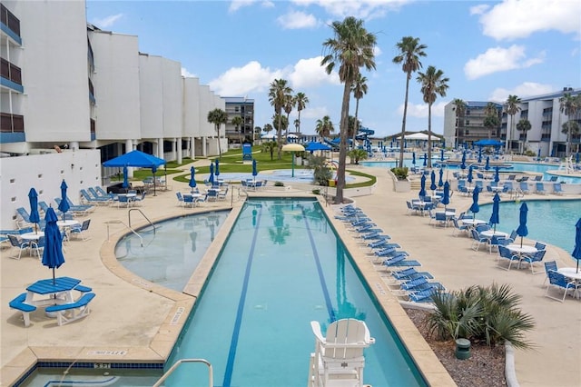 6317 State Highway 361 Unit 6203, Port Aransas, TX 78373 - community pool with a patio area