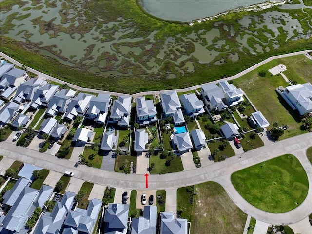 126 Reserve Ln, Rockport, TX 78382 - aerial view of property and surrounding area featuring nearby suburban area