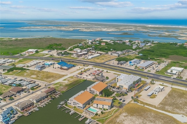 14300 S Padre Island Dr Unit 125, Corpus Christi, TX 78418 - aerial view of property and surrounding area with a large body of water